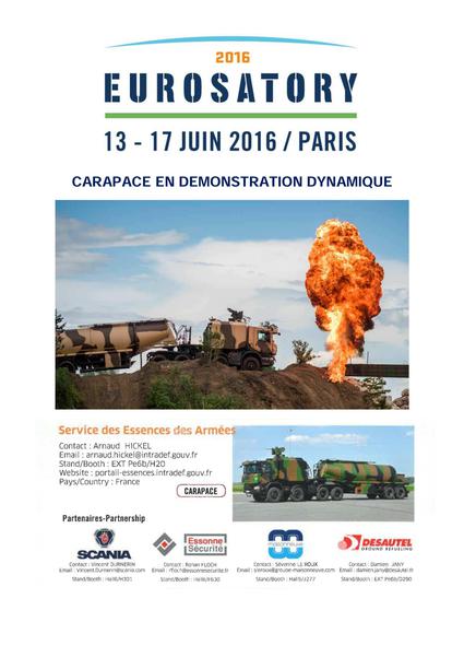 EUROSATORY 2016 Démonstration Dynamique